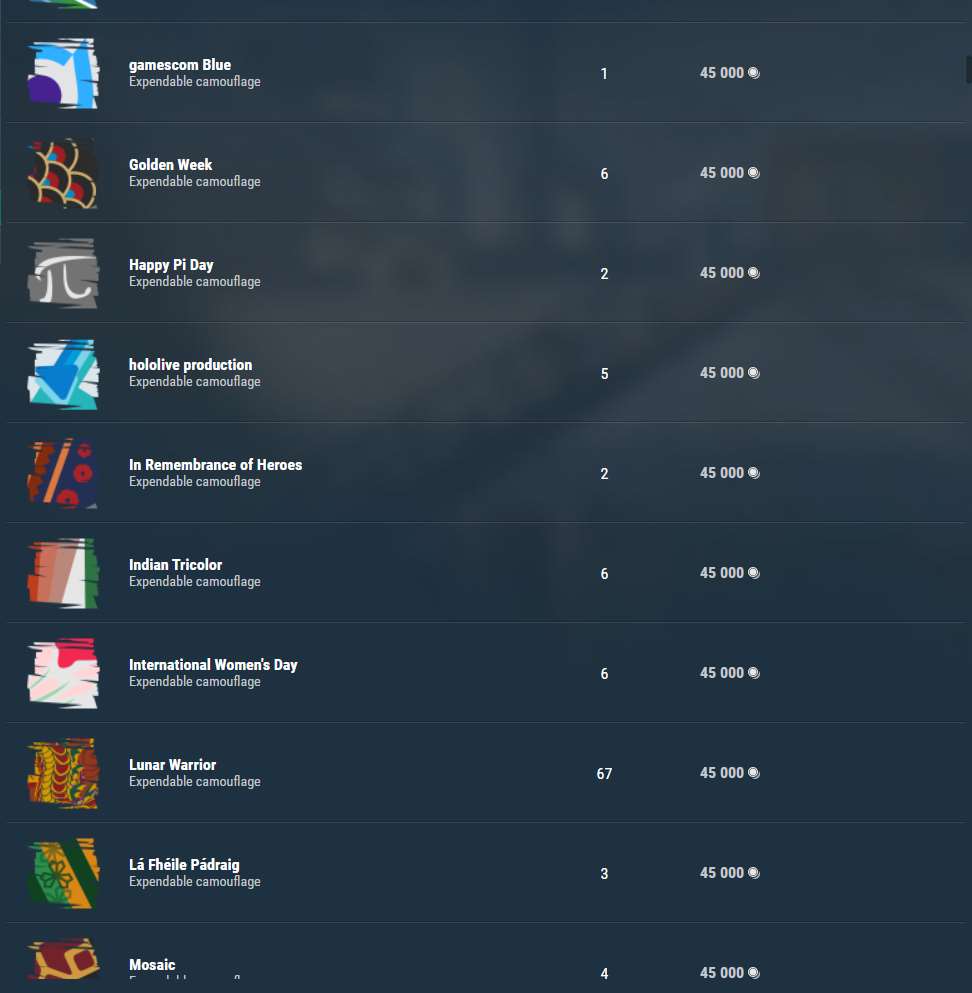 Game account sale World of Warships